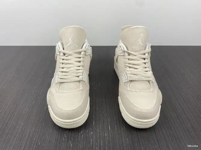 Reps TB Jordan 4 DQ4909-100 Canvas (W) Blank Retro 0526